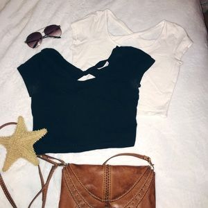 Black and White Crop Top Bundle